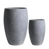 Tall Cement Corso Pot L Grey