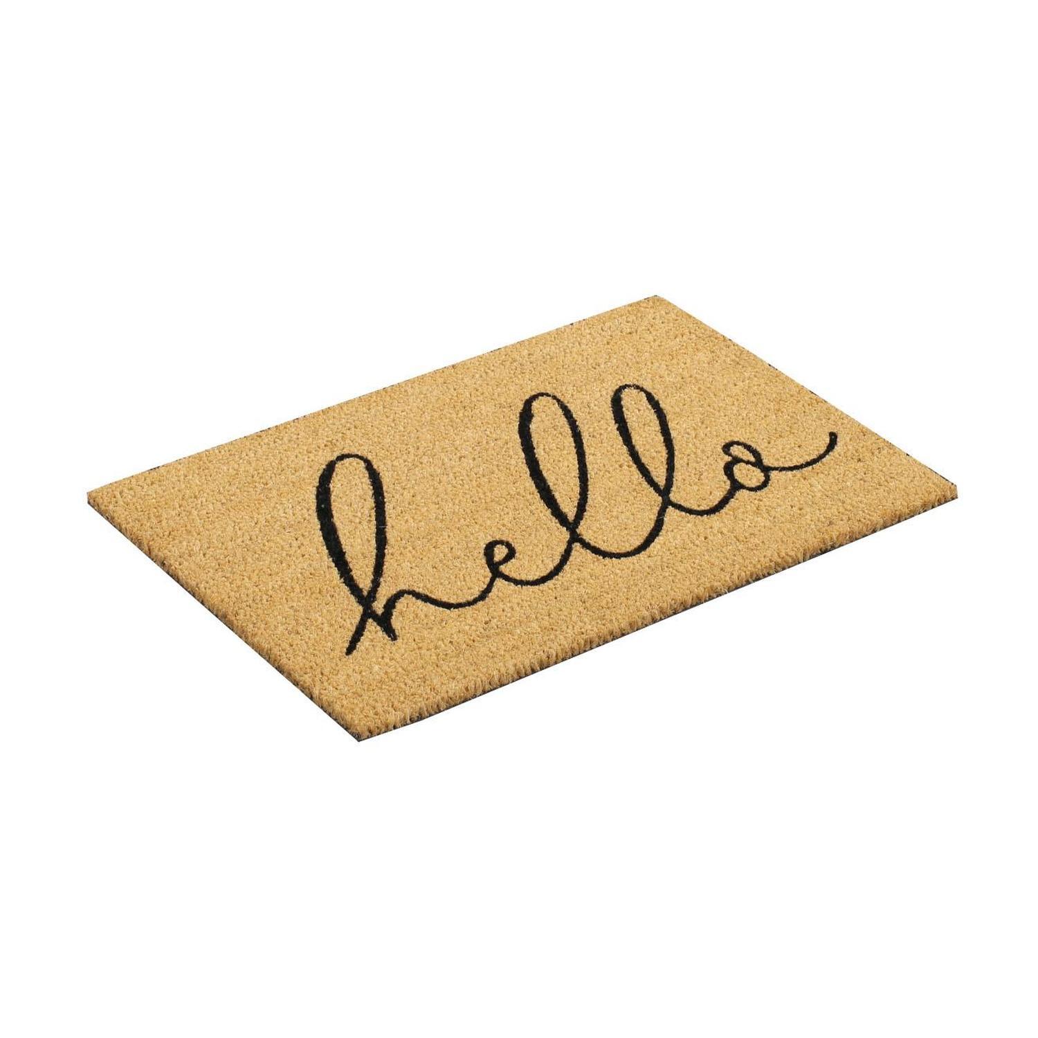 Elements Coir Printed 700 x 400mm Hello
