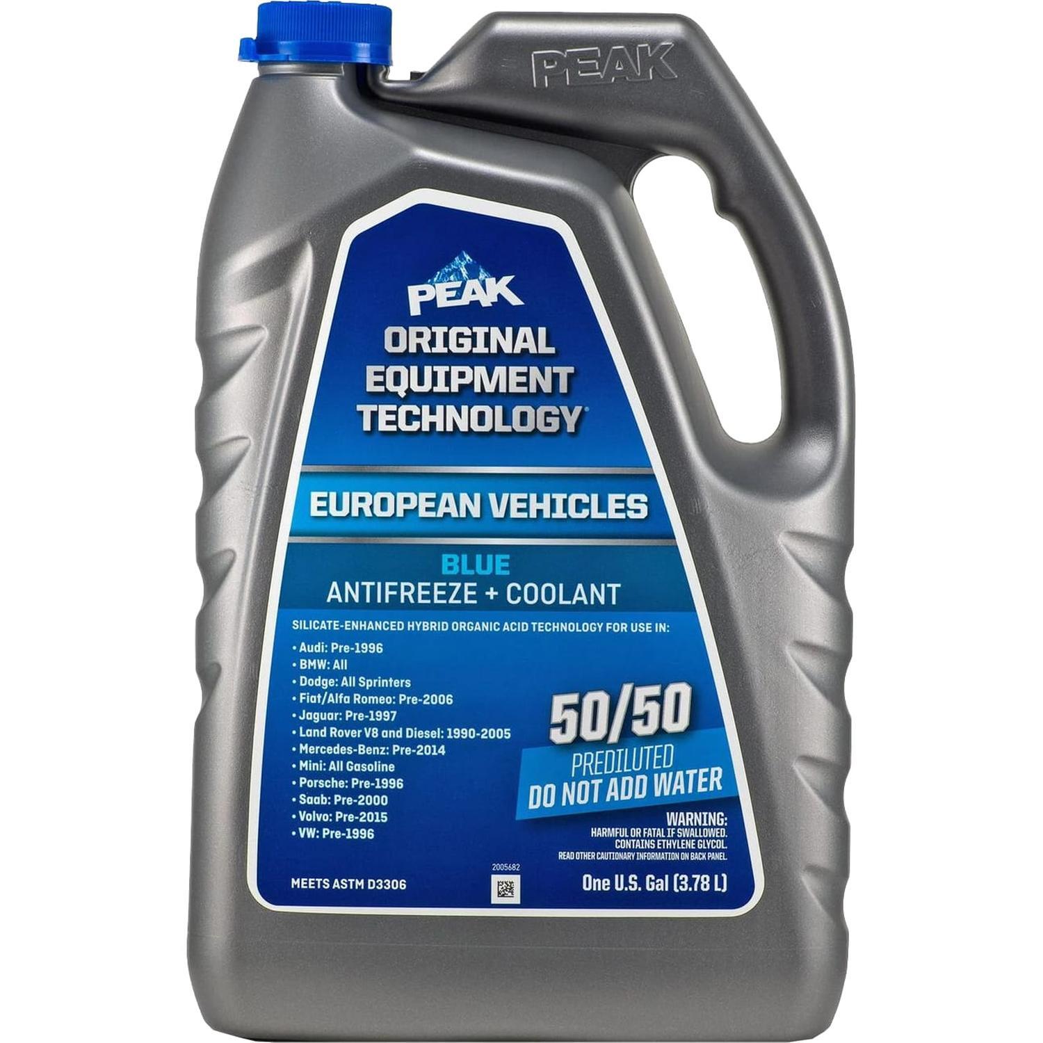 Oet Euro Blue 50-50 Premixed Coolant 3.78 litre Blue