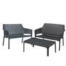 Vivid Outdoor Lounge Setting 2 Piece with Coffee Table