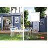 Shed H:2530mm, W:3500mm, D:2290mm Deco Grey