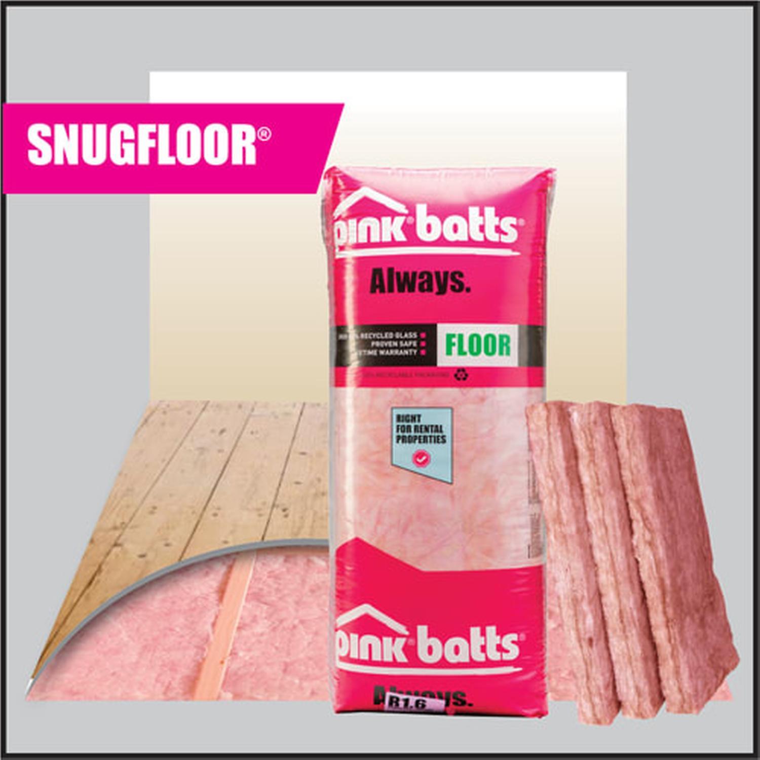 Snugfloor 1220 x 580mm Pink