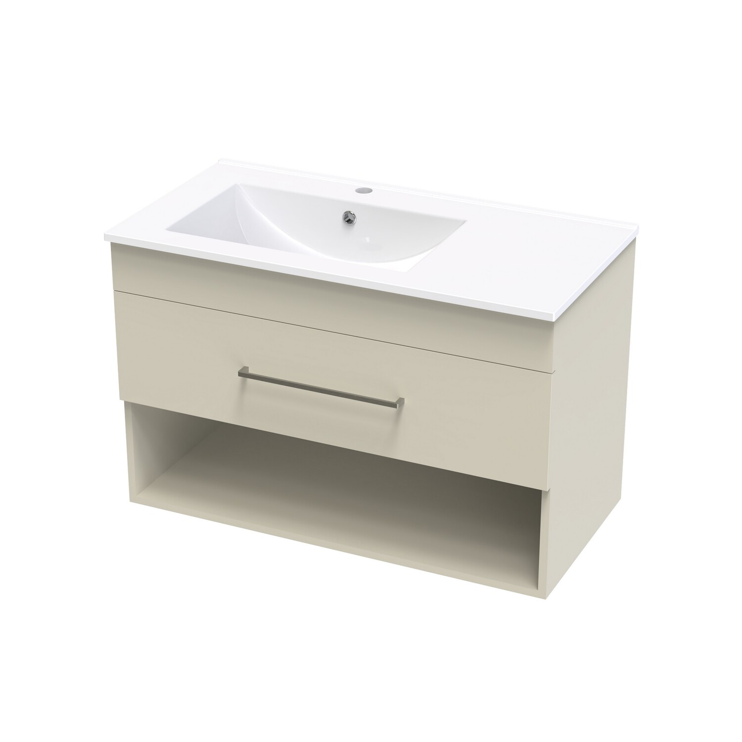 Cashmere Valley 900 Left Hand Bowl Drawer Open Colour