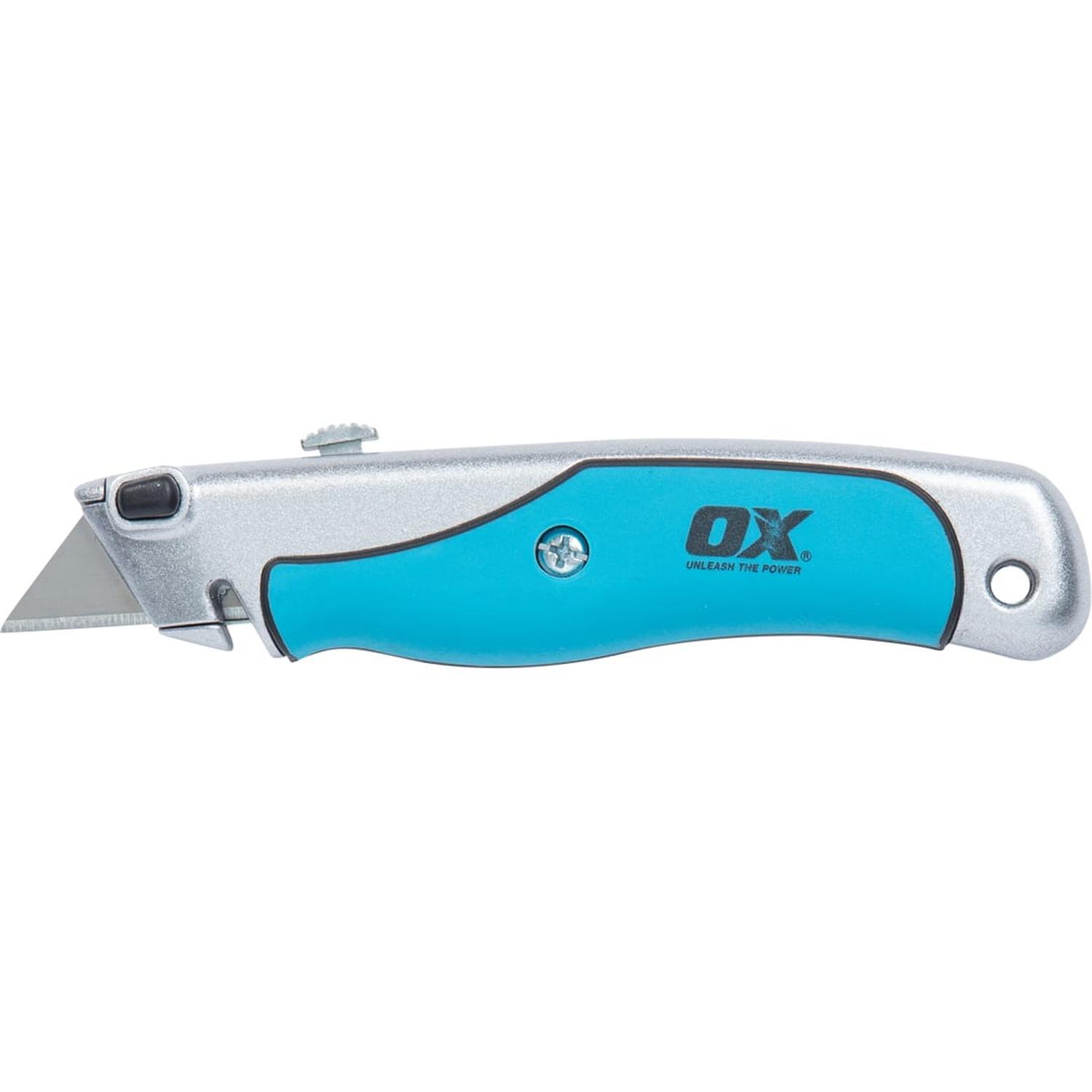 Soft Grip Utility Knife Blue