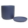 Indoor Adelle Pot and Saucer 12cm Blue