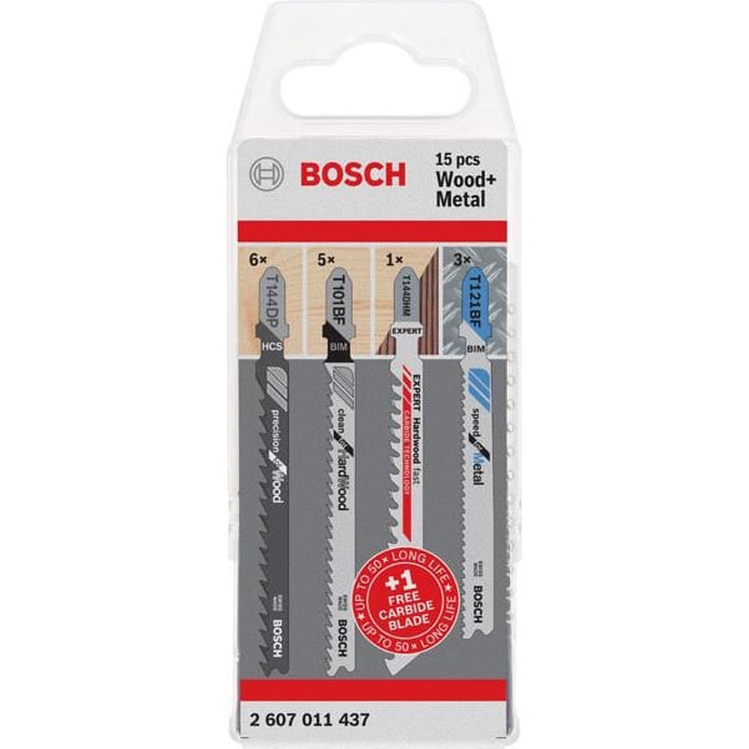 Jigsaw Blade Wood and Metal 15PC