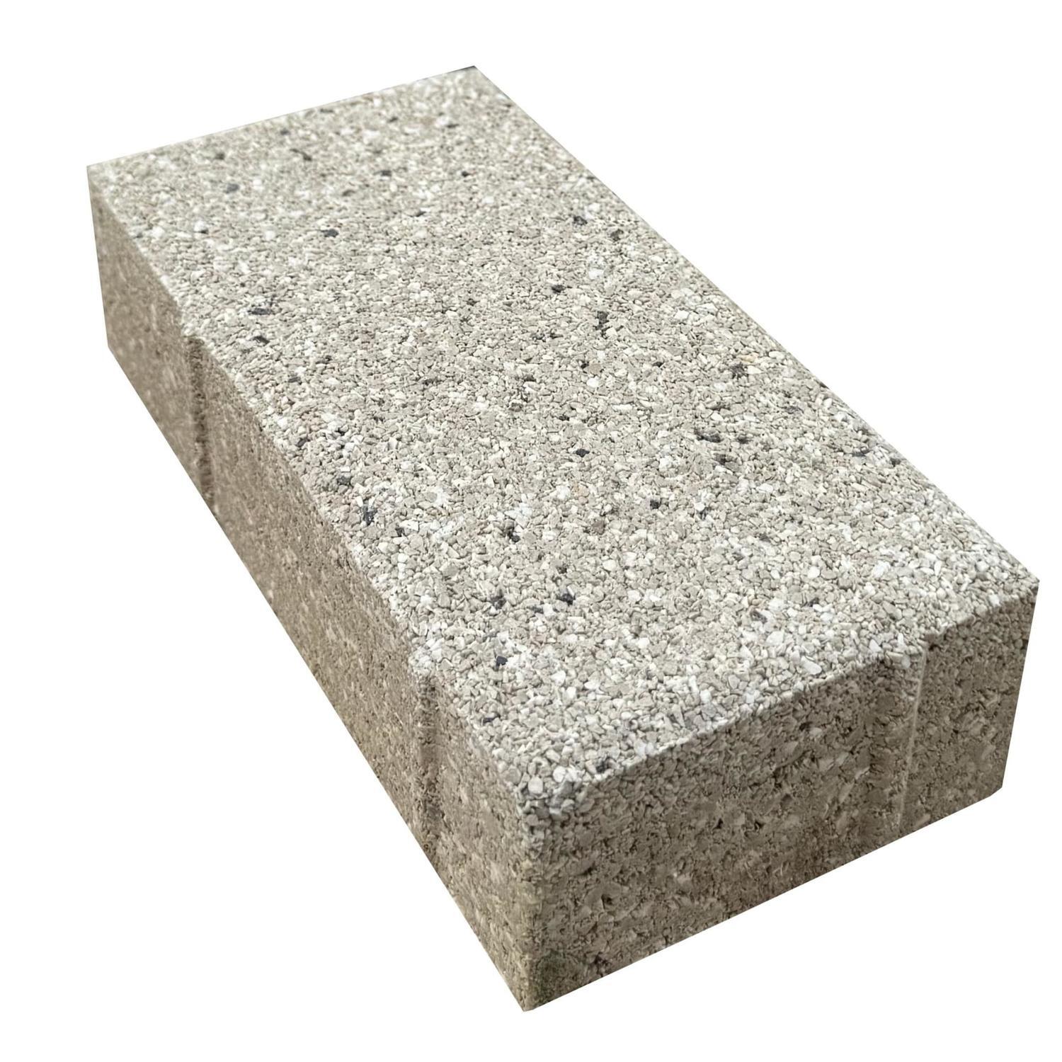 Paving Stone Off White H:55mm,W:200mm,D:100mm