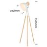 Calico Timber Top Floor Lamp