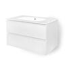 Bianca Wall Hung Vanity (Incl. Basin) 900mm White