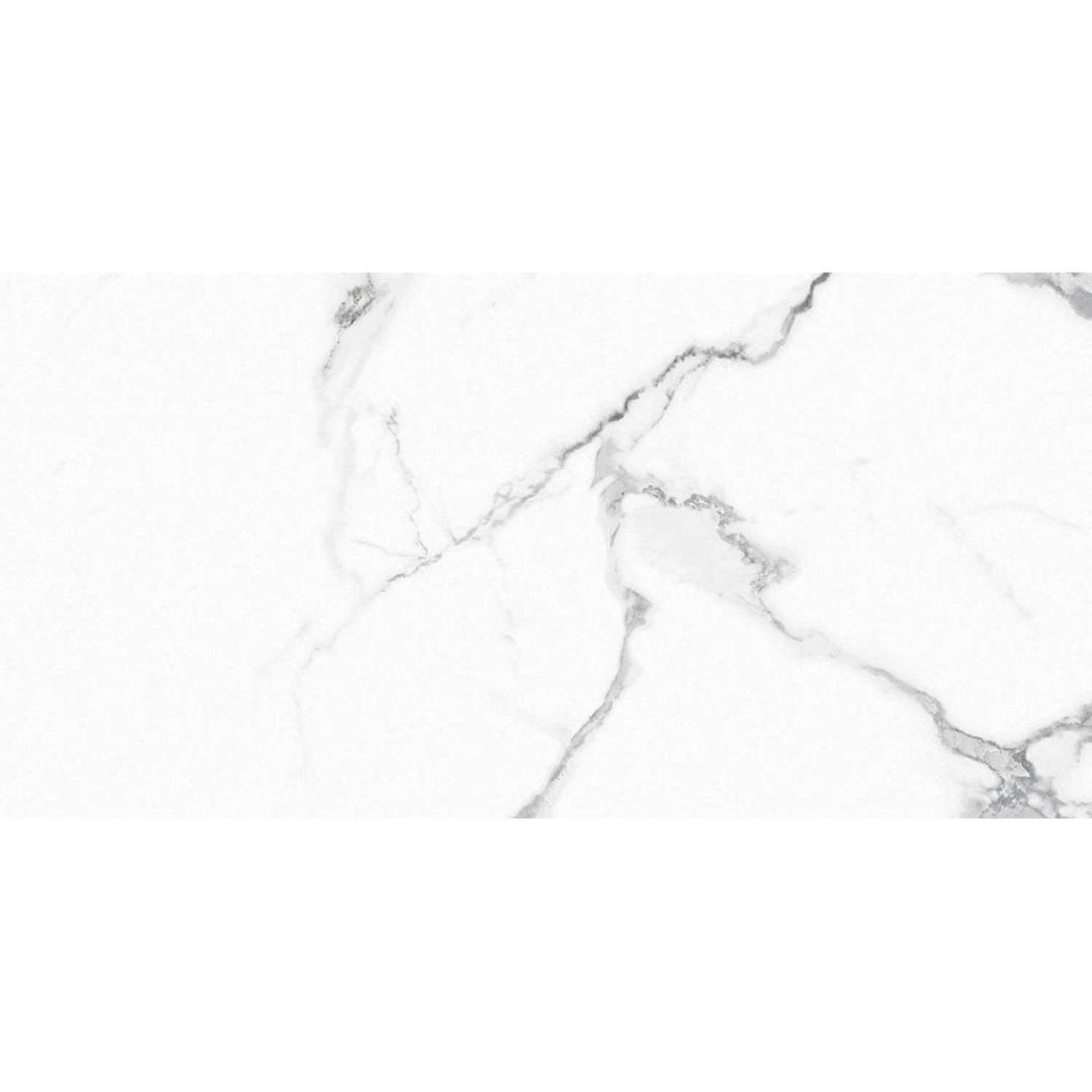 Wall & Floor Tile 300mmx600mmx9mm White Marble