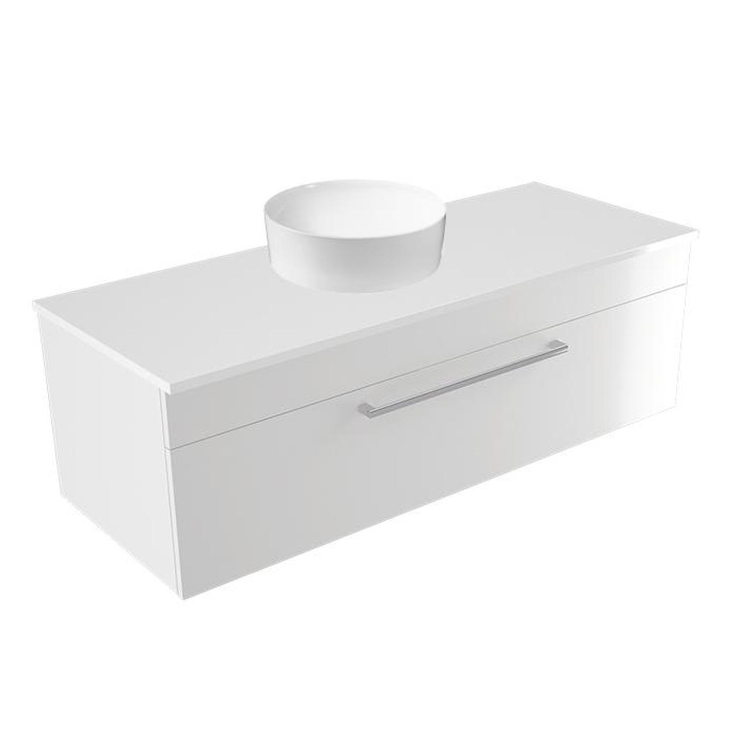 Calais Wall Vanity 1200mm White