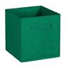 Essence Fabric Cube H: 280 mm, W: 270 mm, D: 270 mm Green