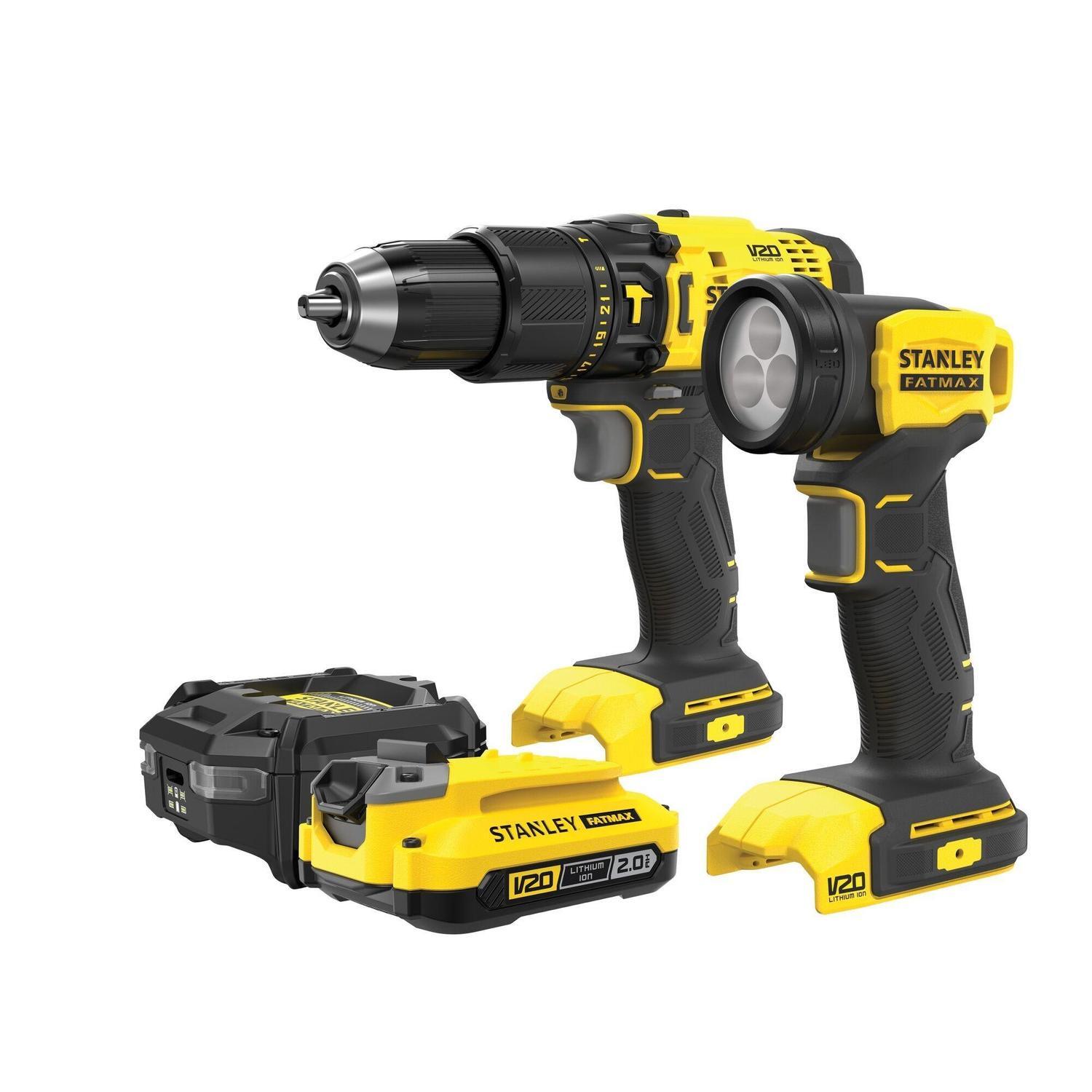 18V Cordless 2-Piece Combo Kit with 2.0Ah Battery