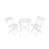 Aspen Outdoor 3 Piece Café Setting White