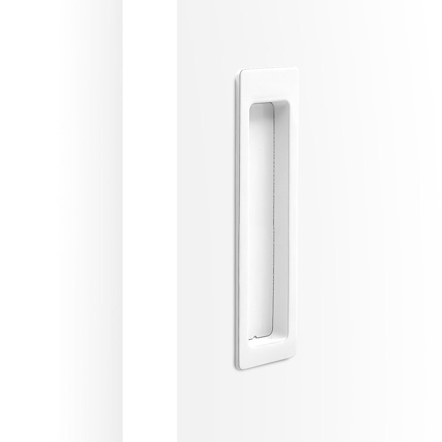 FLUSH PULL 190MM X 42MM X 16MM WHITE