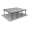 Double Carport L: 7250mm, W:6000mm, H:2100mm Black