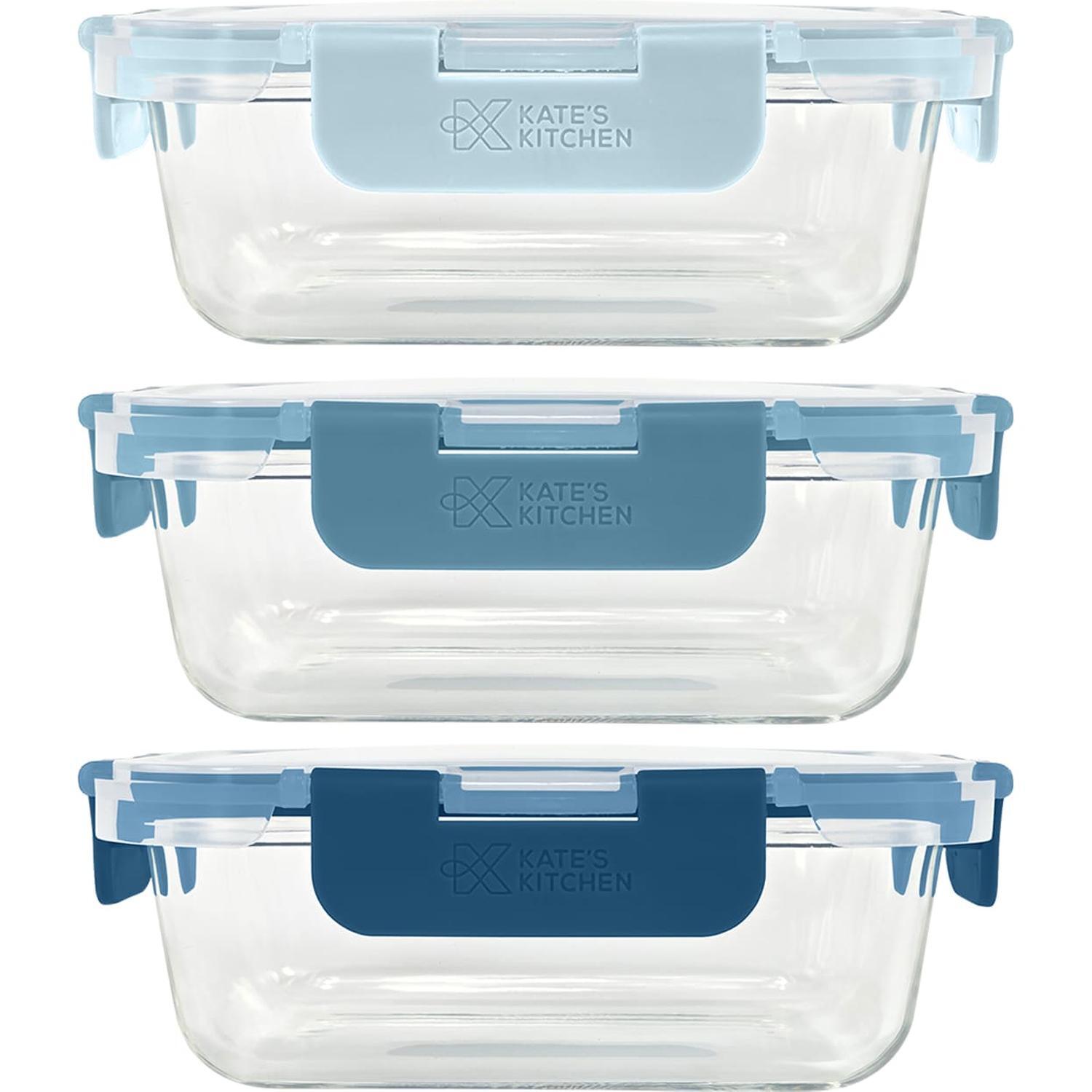 Rectangular Food Container Assorted Colours 300ml