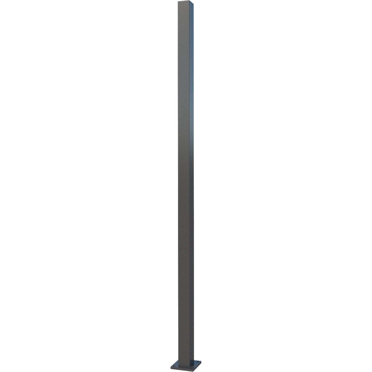 Aluminium Flanged Post  H: 65x65mm x W: 1900mm Thunder