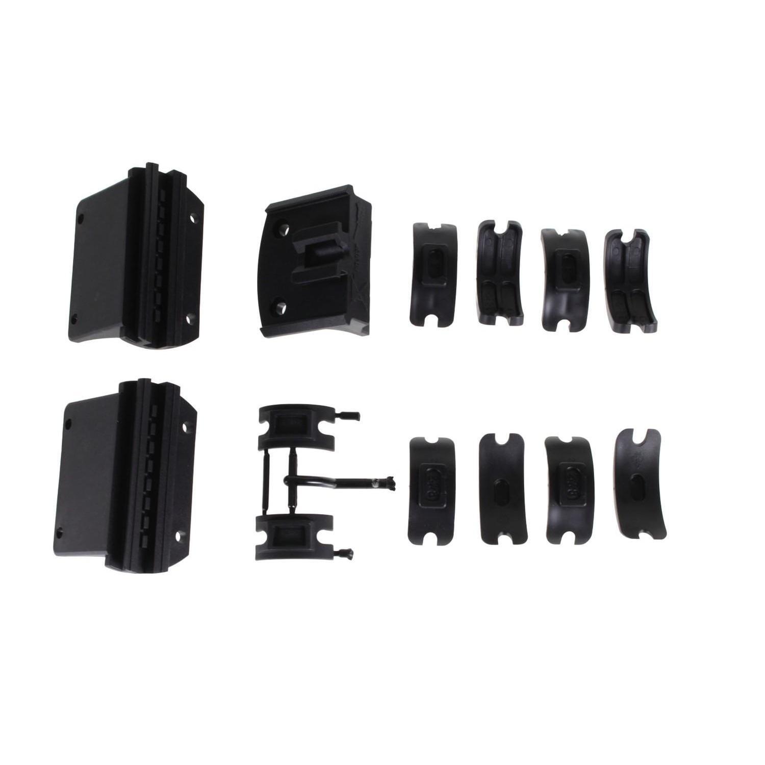 MagnaLatch® Round Post Adaptor Kit for Top Pull Latch  Black