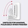 Folding Clothes Hanger Hook White