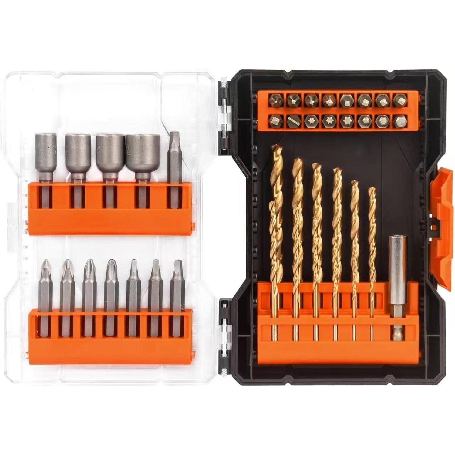 Drill and Screwdriver Set  41 piece