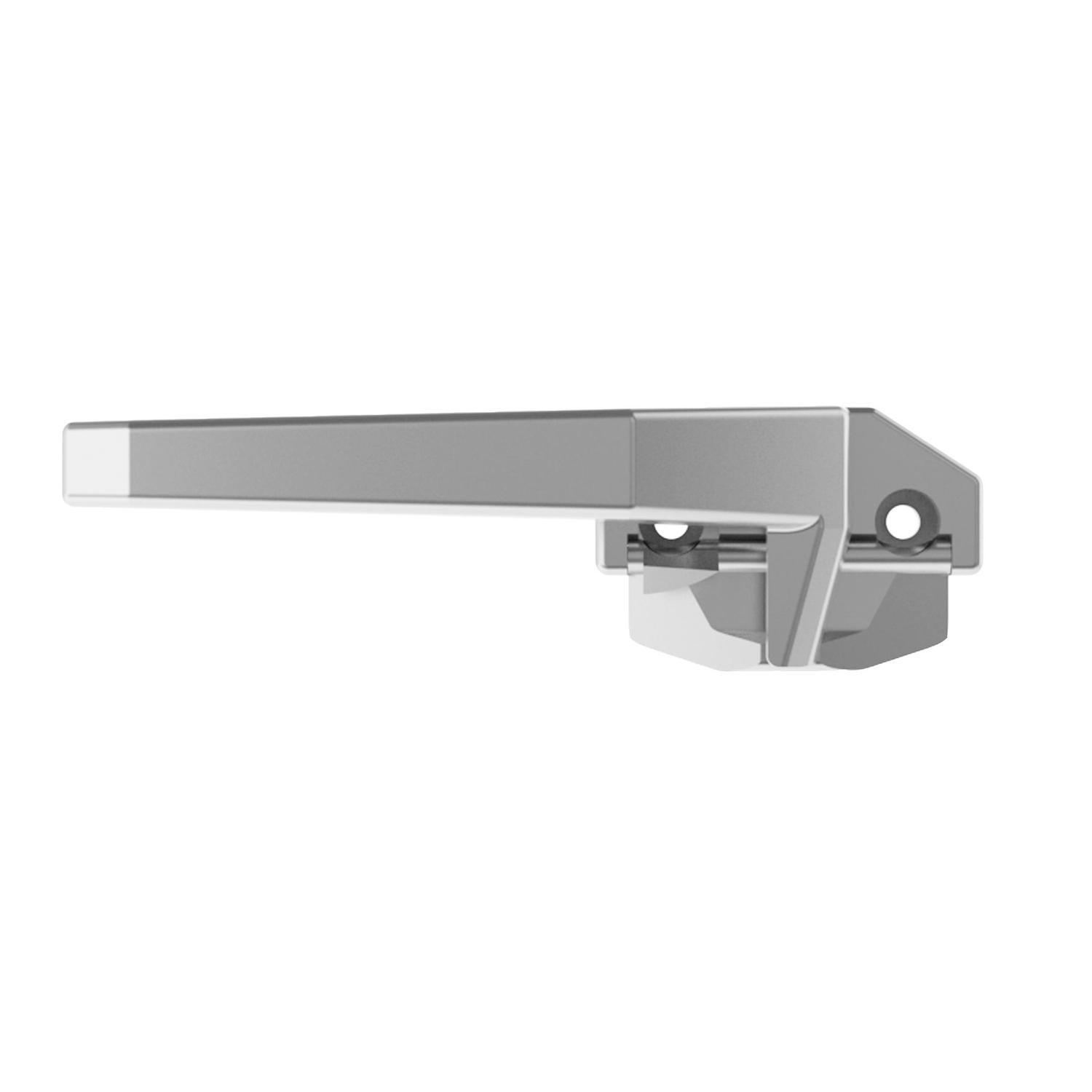 Window Handle Wedgeless High Profile Left Hand  Silver Pearl
