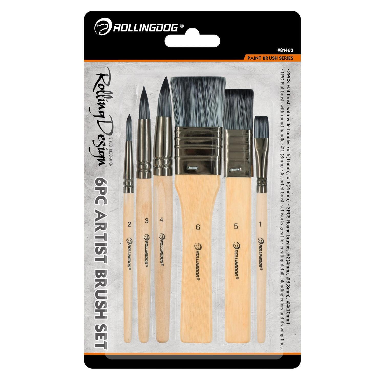6pc Artist Brush Set