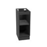 Floor Standing Vanity Open Shelf Cabinet 300mm Matte Black