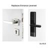 Electronic Smart Longplate Lever Handle