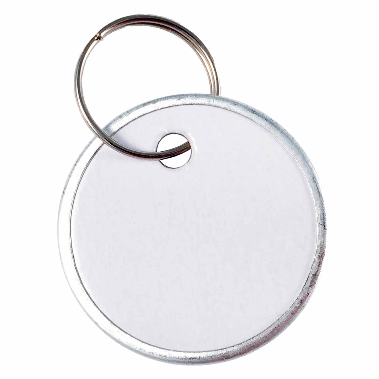 Paper ID Tag with Split Ring
