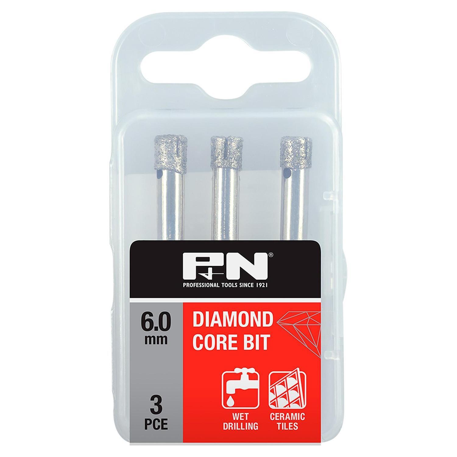 Diamond Core Bit 3 Piece Bulk Pack