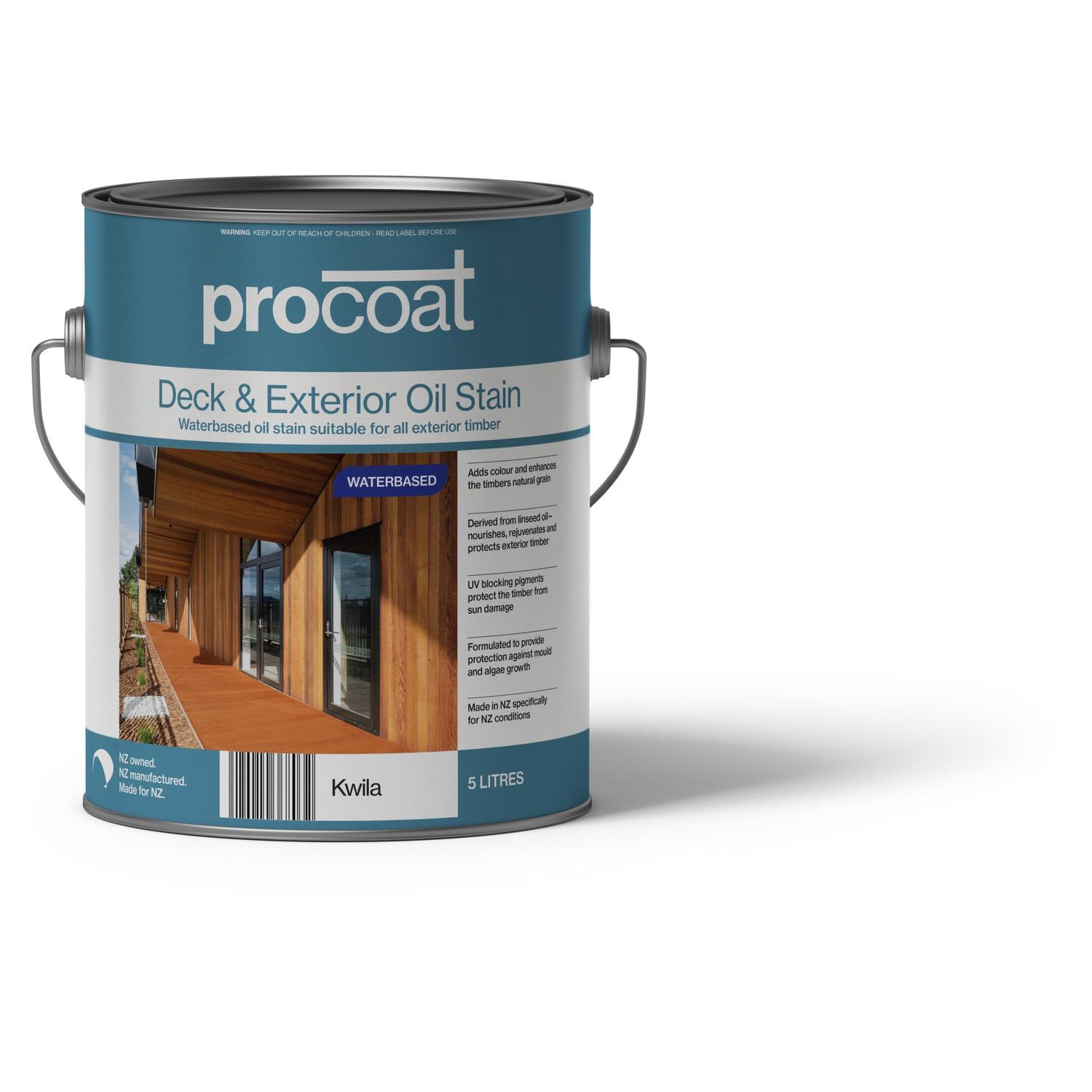 Deck and Exterior Oil Stain Waterbased
