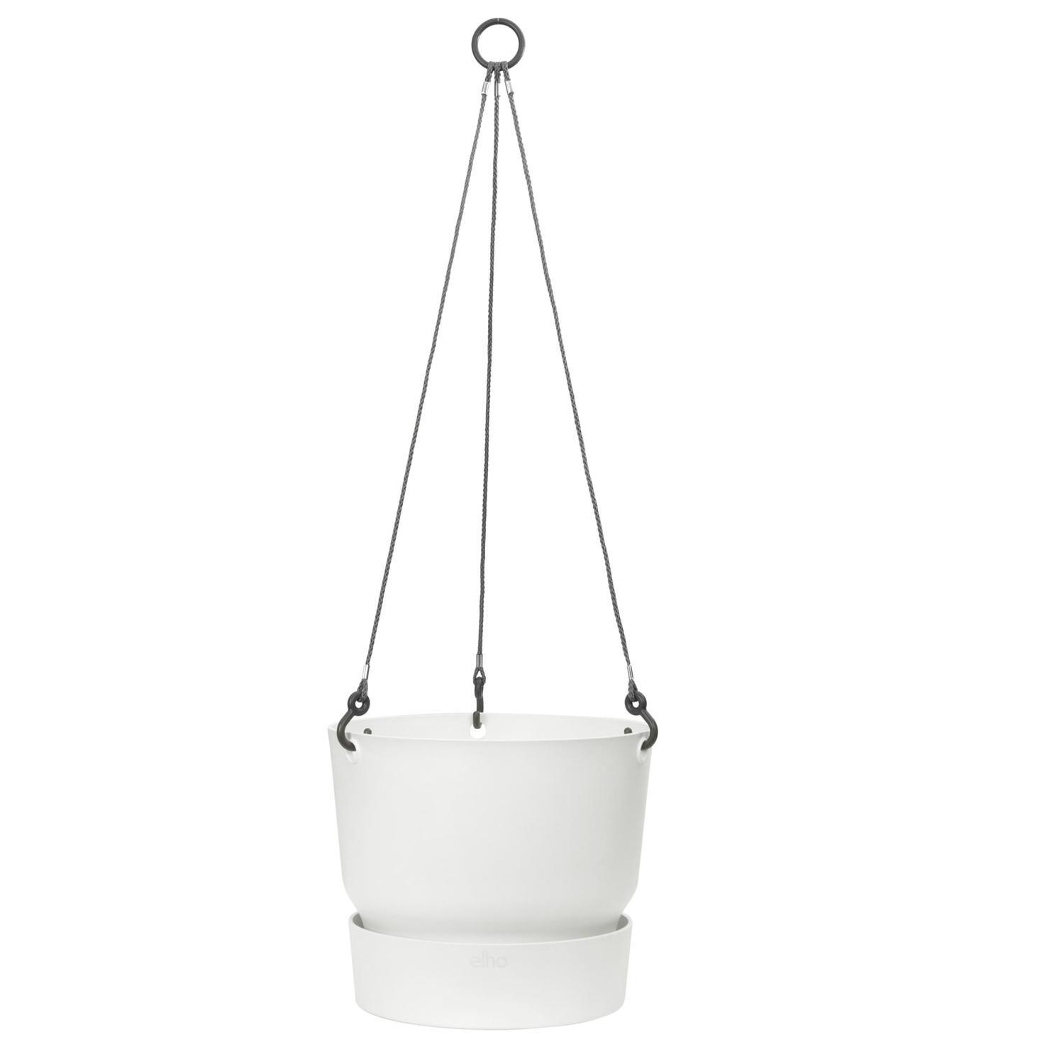 Plastic Greenville Hanging Basket With Saucer