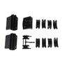 MagnaLatch® Round Post Adaptor Kit for Top Pull Latch  Black