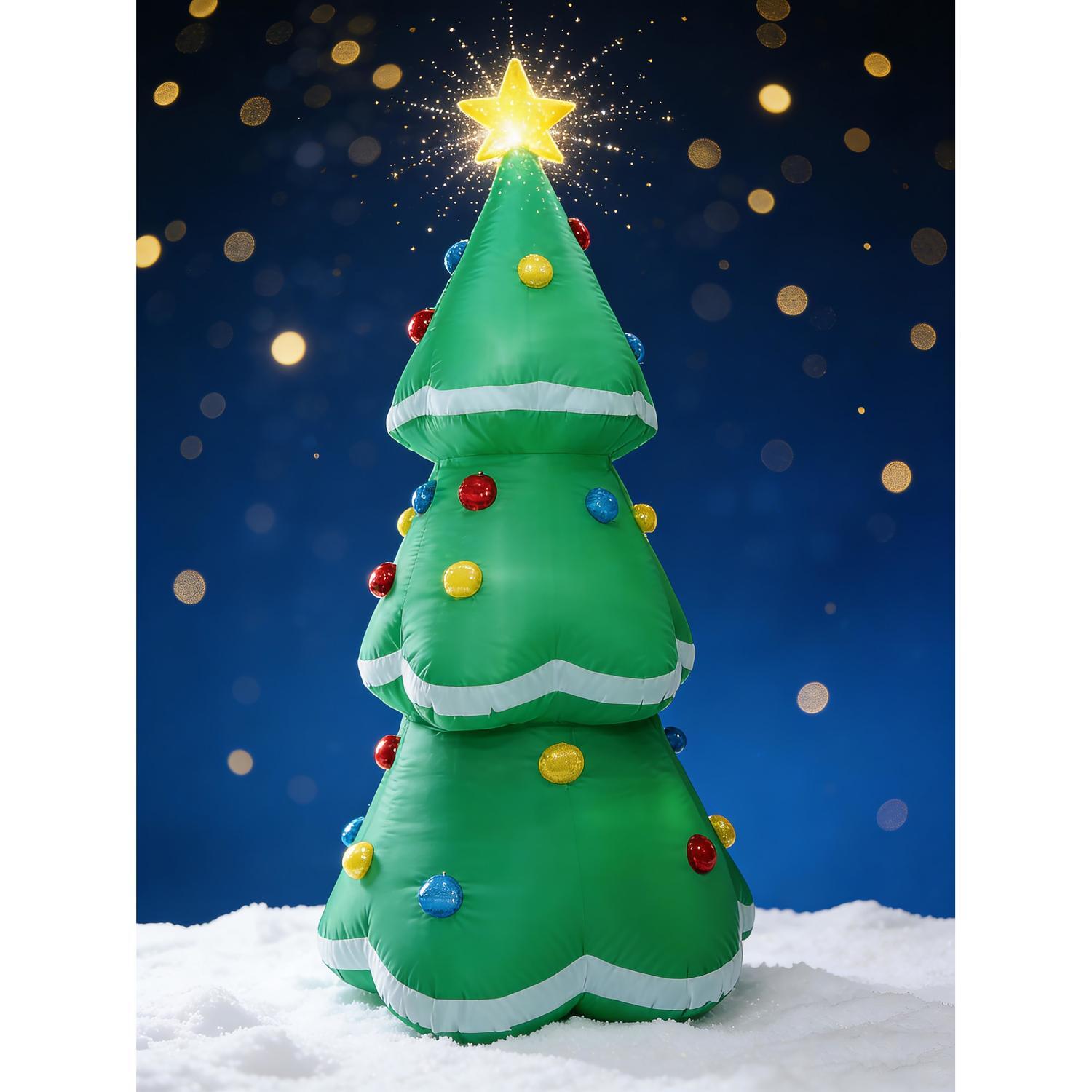 Inflatable Christmas Tree 3m White