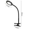 Chester Clip Task Lamp 45cm Black