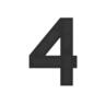 StreetGlo Solar Illuminated Number - Four
