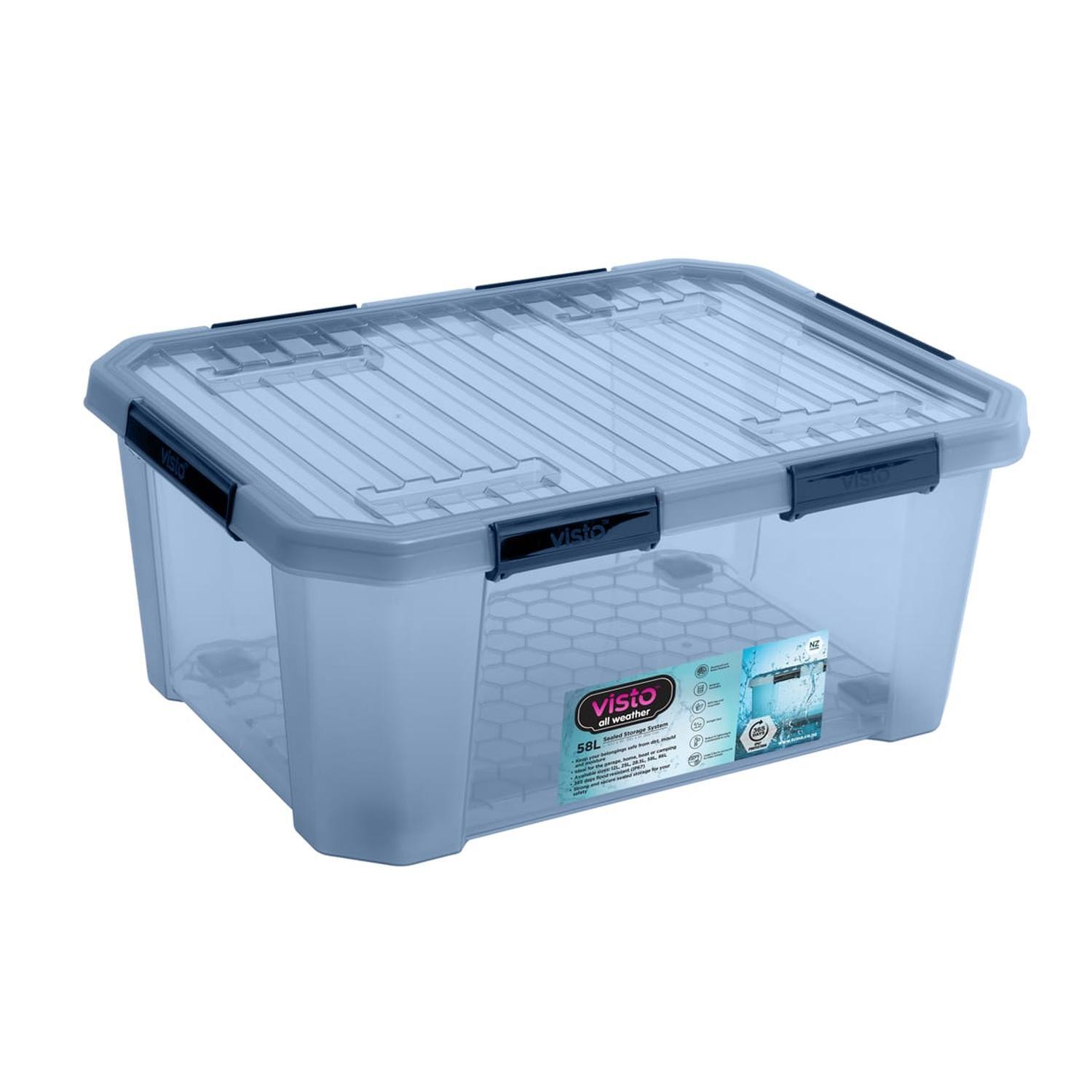 All Weather Storage System SmokeTint  58 litre Blue Tint