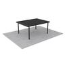 Single Carport L: 4850mm, W:3600mm, H:2100mm Black