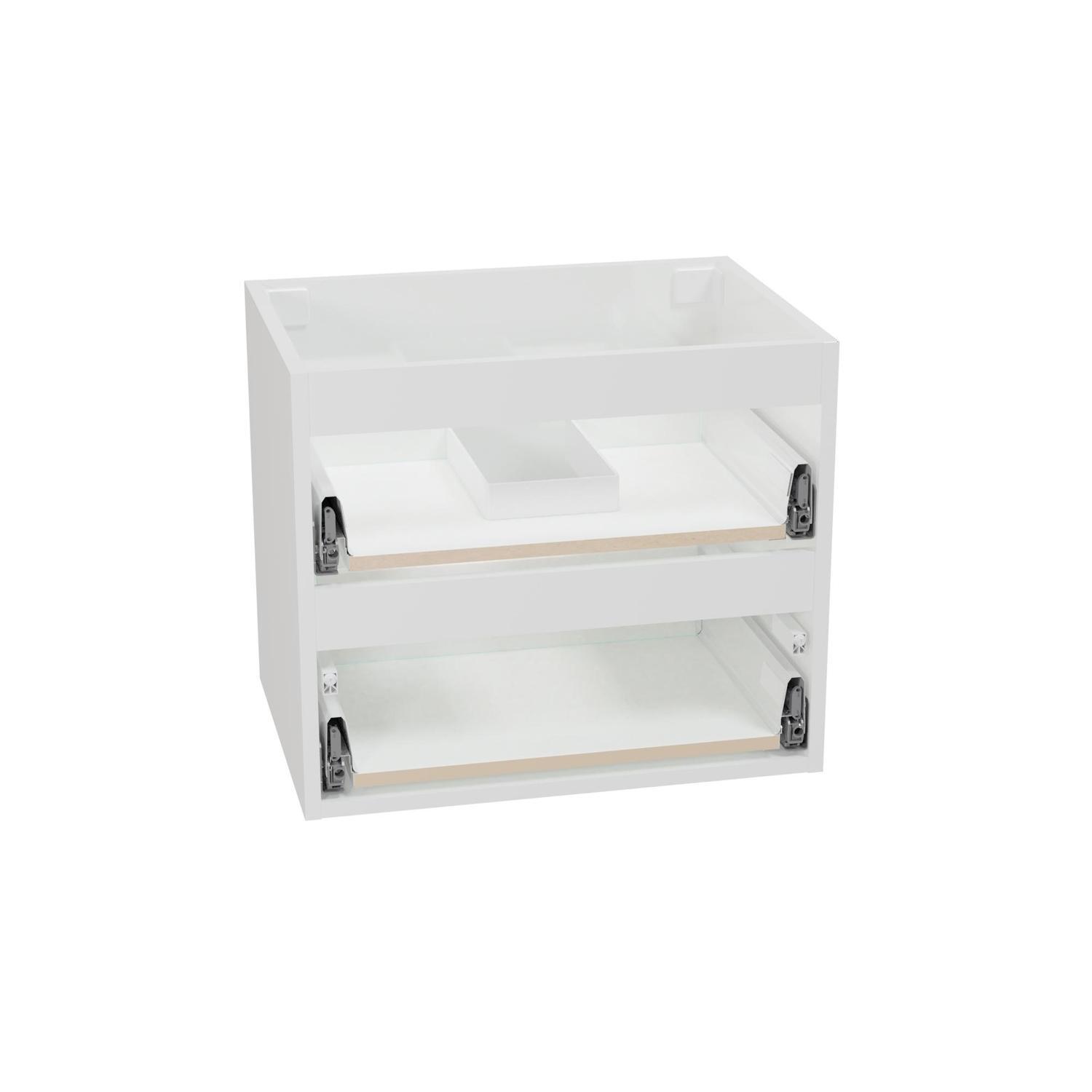 Wall Hung 2 Drawer Cabinet