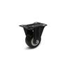 Urethane Fixed Castor  50mm Black