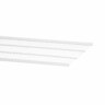 Ventilated Shelf L: 450mm, D: 405mm, H: 14mm White Ventilated Shelf L: 450mm, D: 405mm, H: 14mm White