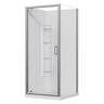 Urban 2 Sided Corner Mould Acrylic Shower 900 x 900 x 2015mm Chrome
