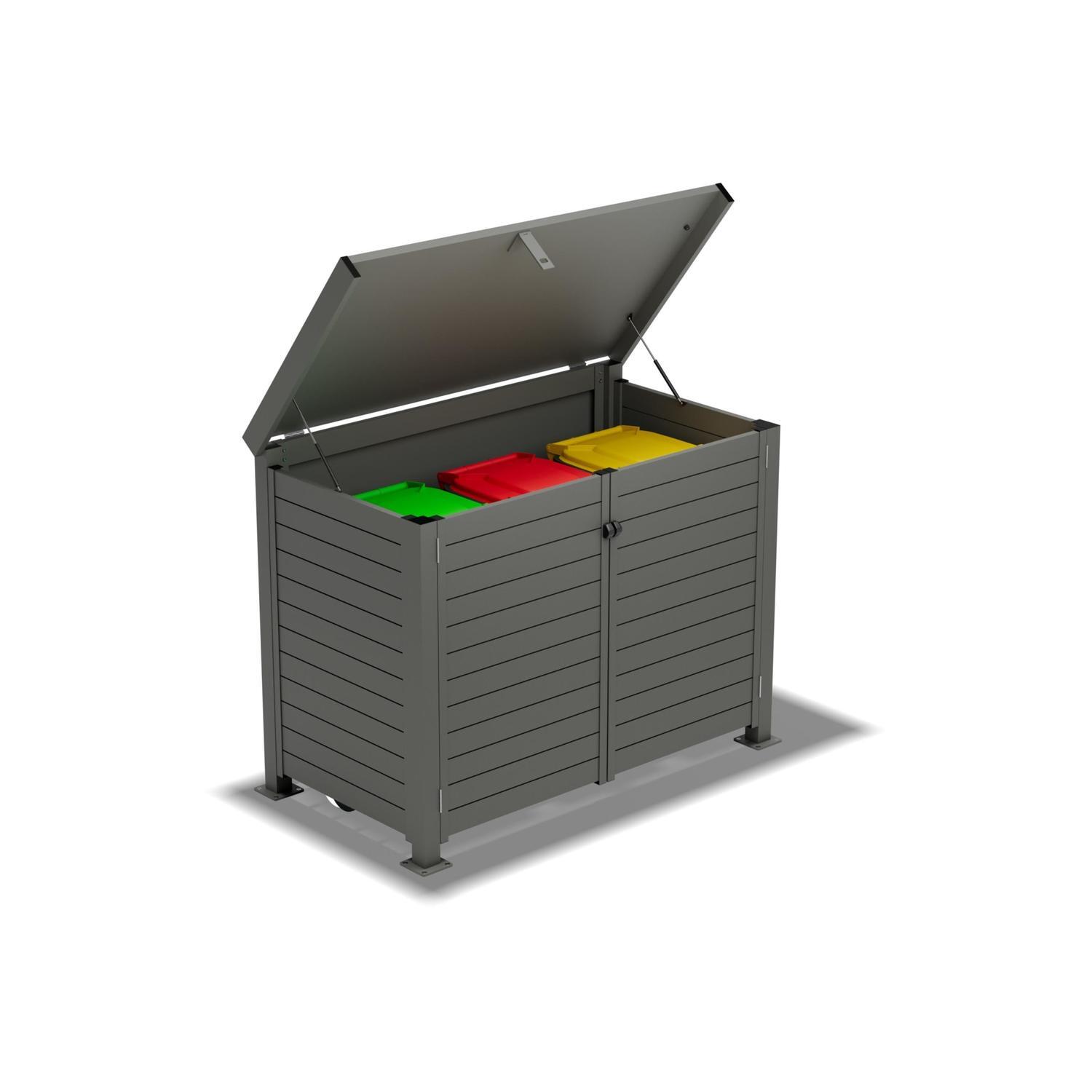 Utility Enclosure D:850mm W:2000mm H:1250mm Slate Grey