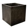 Cube Terrazzo Pot L Black