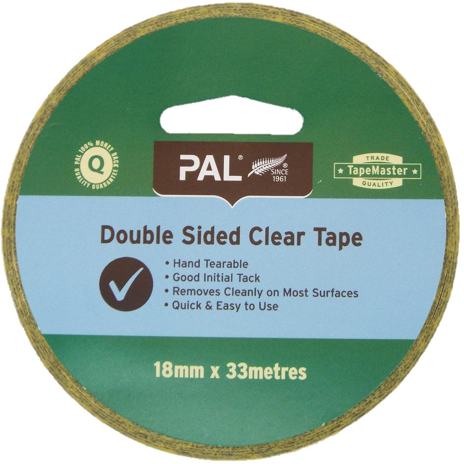 Double Sided Clear Tape.