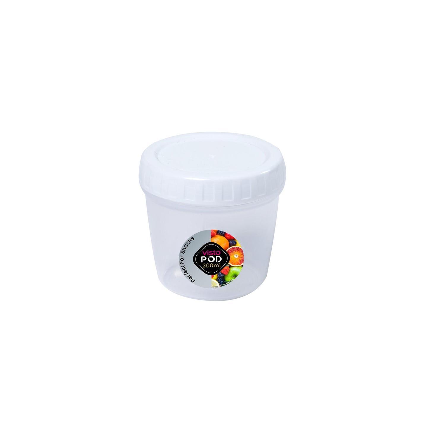 Pod Clear with White Clips 200ml
