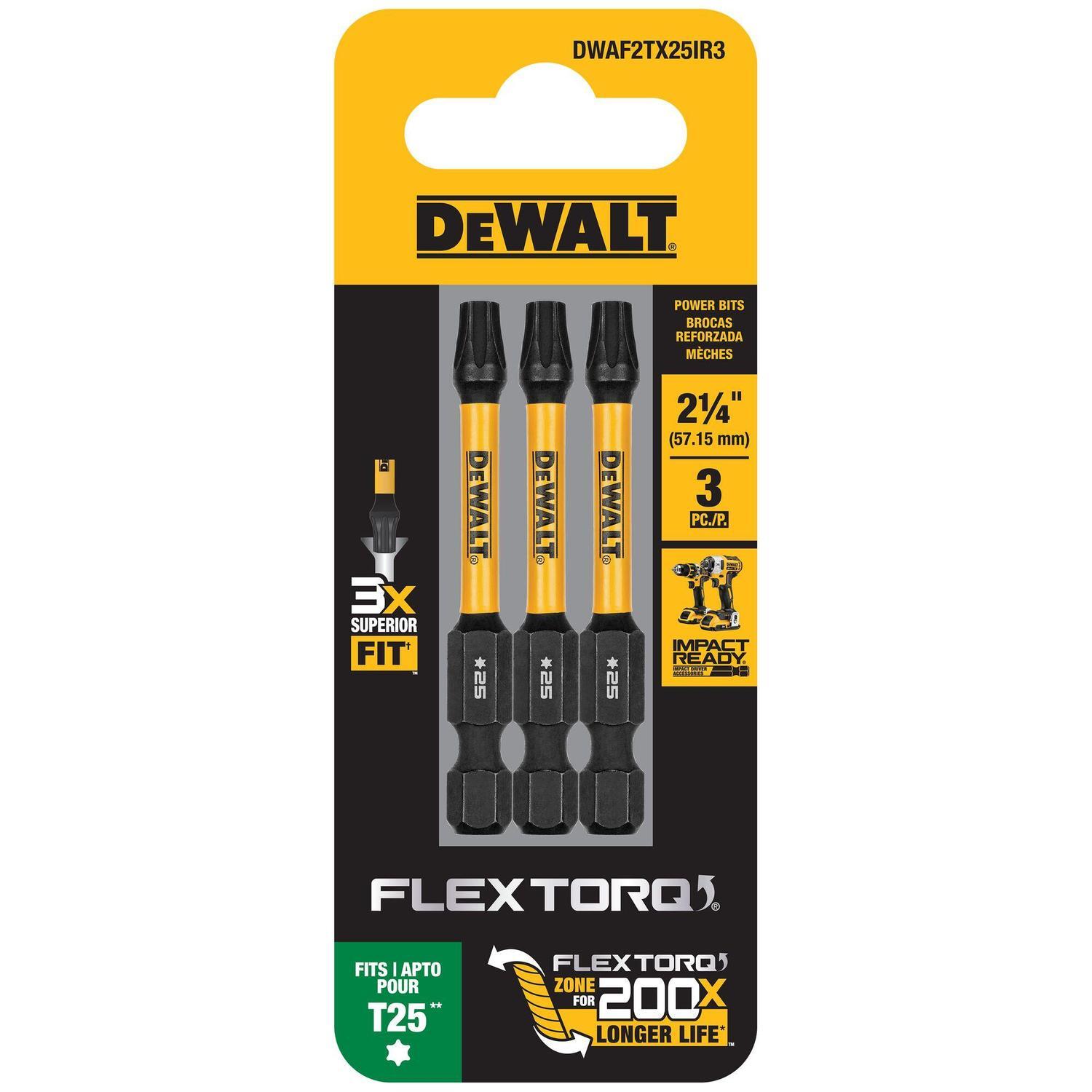57mm T25 TORX Screwdriver Bit 3 Pack
