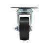 Rubber Swivel Castor  50mm Grey