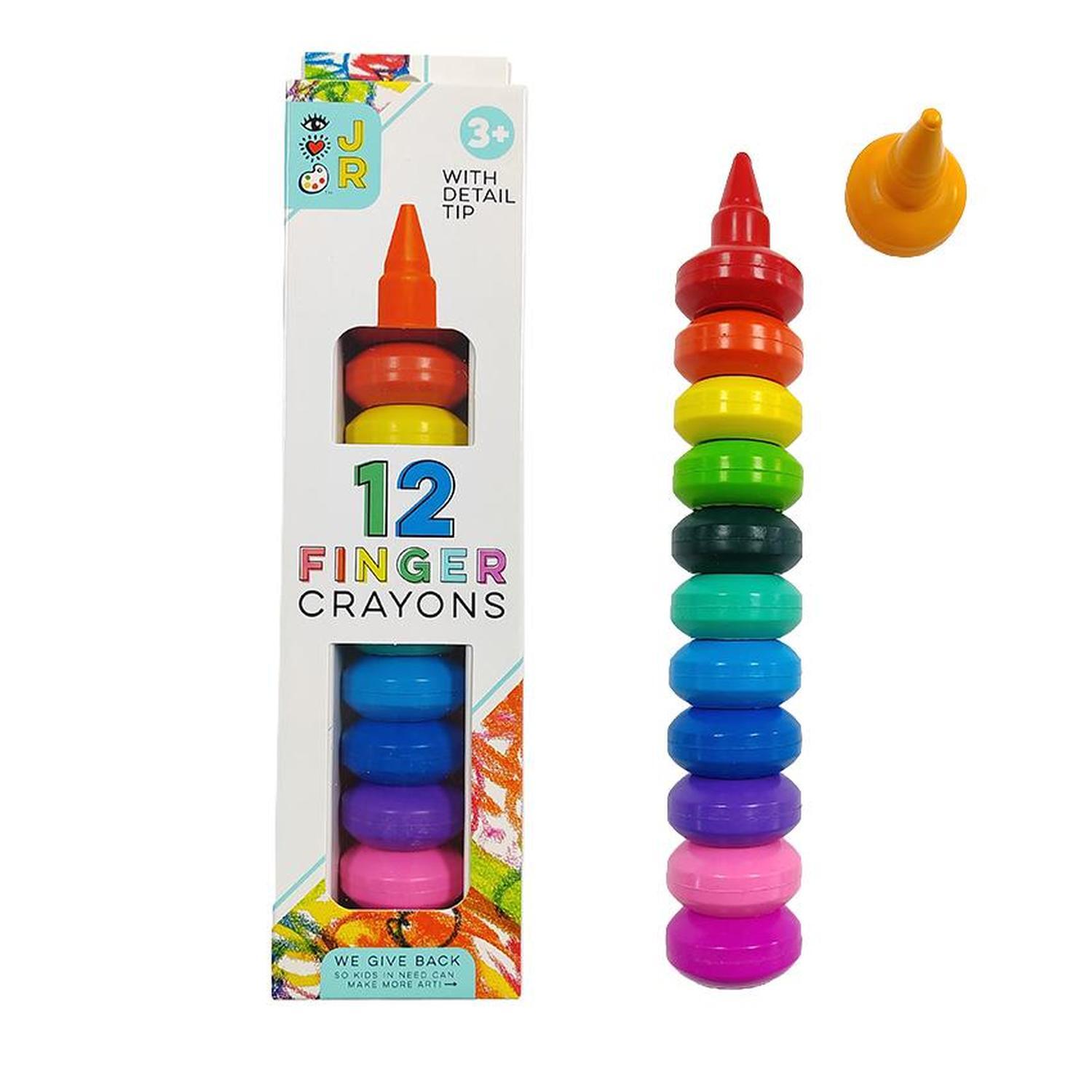Finger Crayons 12 pieces.